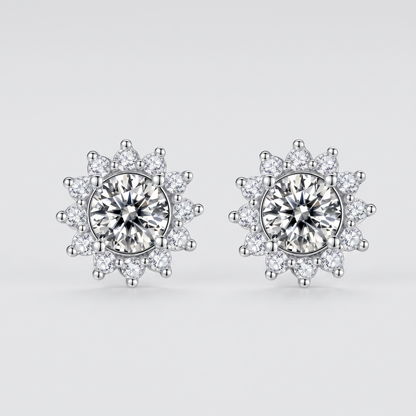 Moissanite Spark Ohrstecker