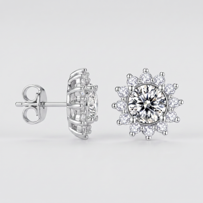 Moissanite Spark Ohrstecker