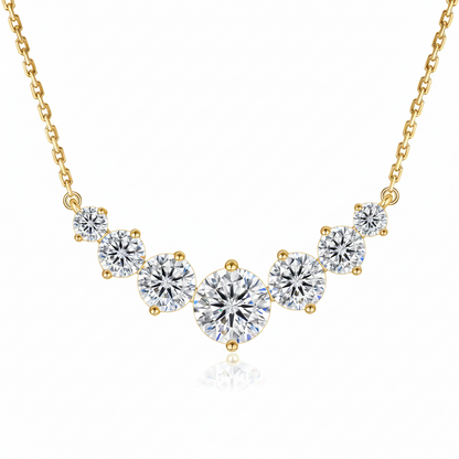 Moissanite Statement Halskette