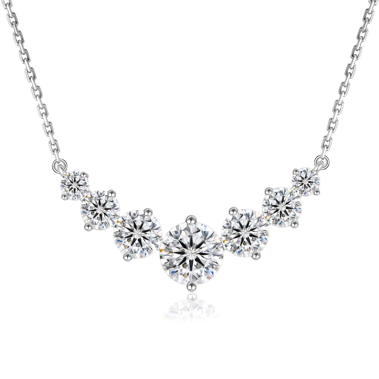 Moissanite Statement Halskette