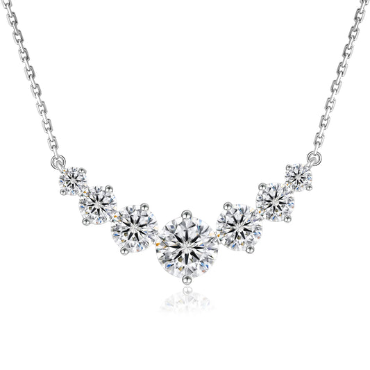 Moissanite Statement Halskette