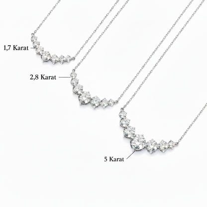 Moissanite Statement Halskette