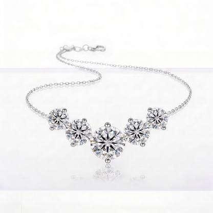 Moissanite Statement Halskette