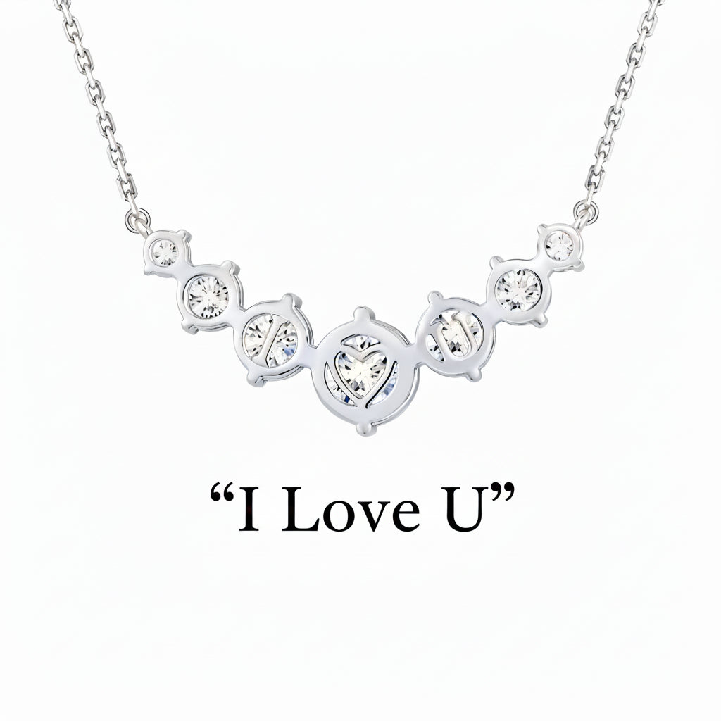 Moissanite Statement Halskette