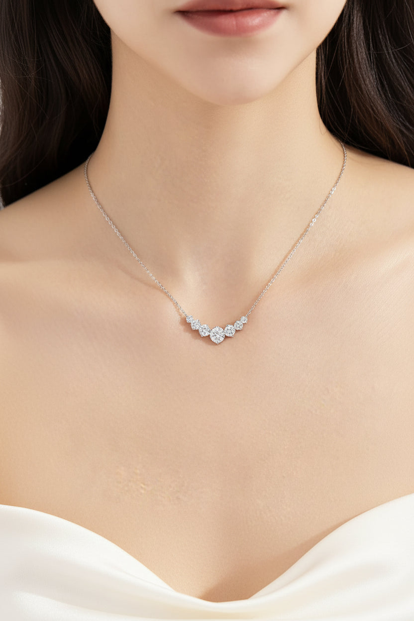 Moissanite Statement Halskette
