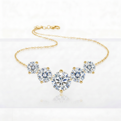 Moissanite Statement Halskette
