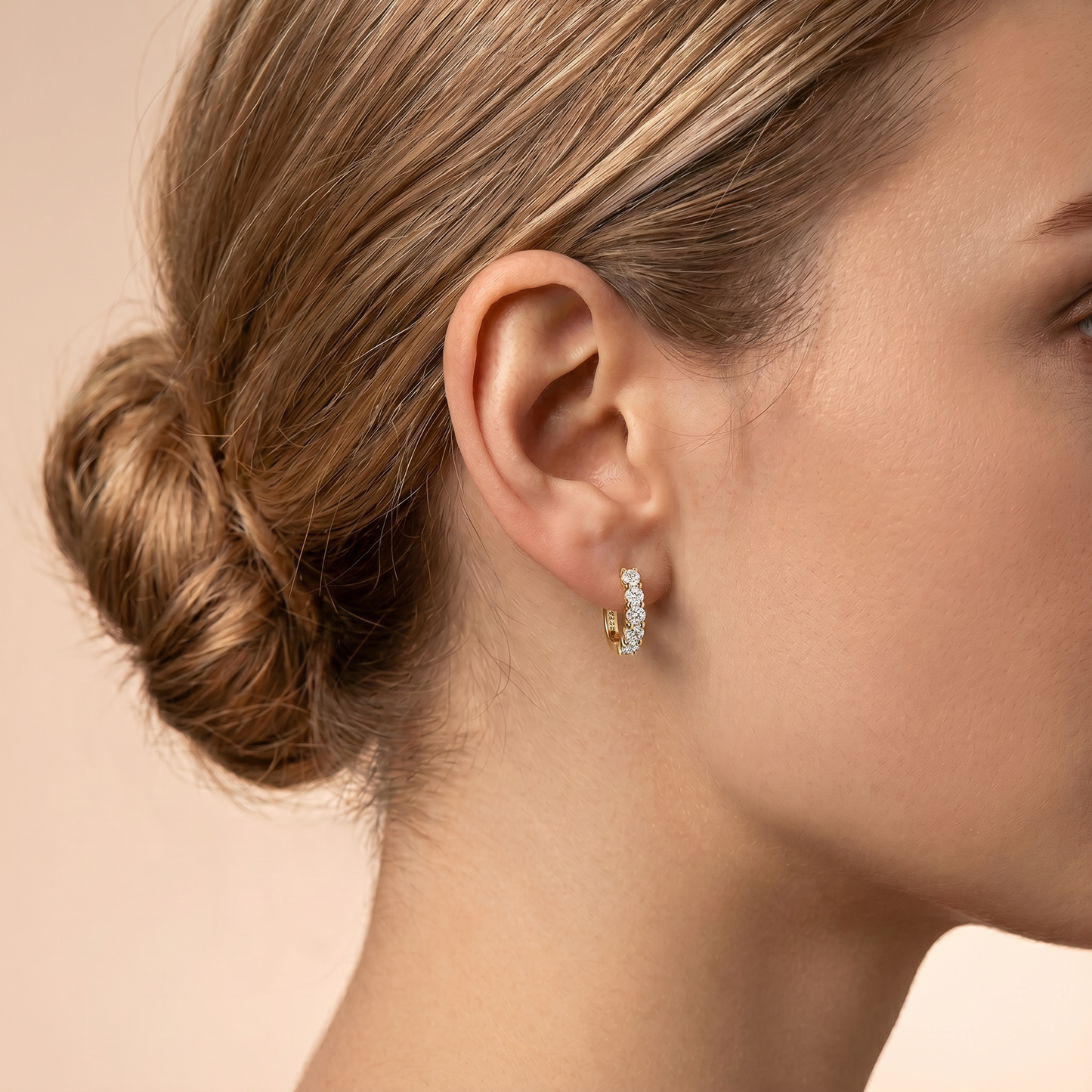 Moissanite Stella Hoops
