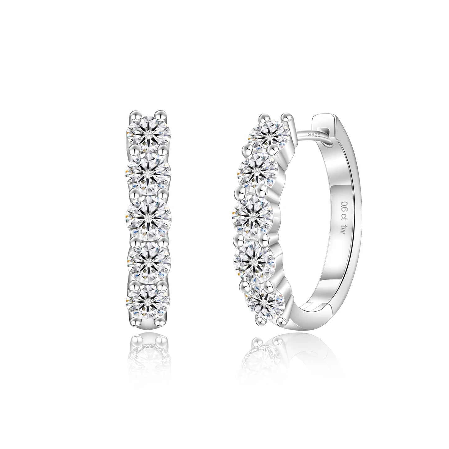 Moissanite Stella Hoops