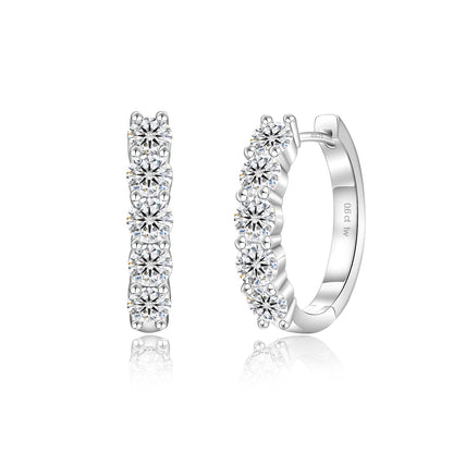 Moissanite Stella Hoops