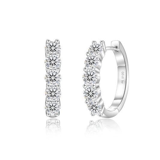 Moissanite Stella Hoops