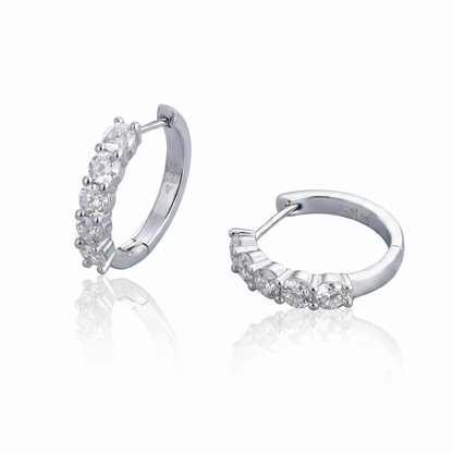 Moissanite Stella Hoops
