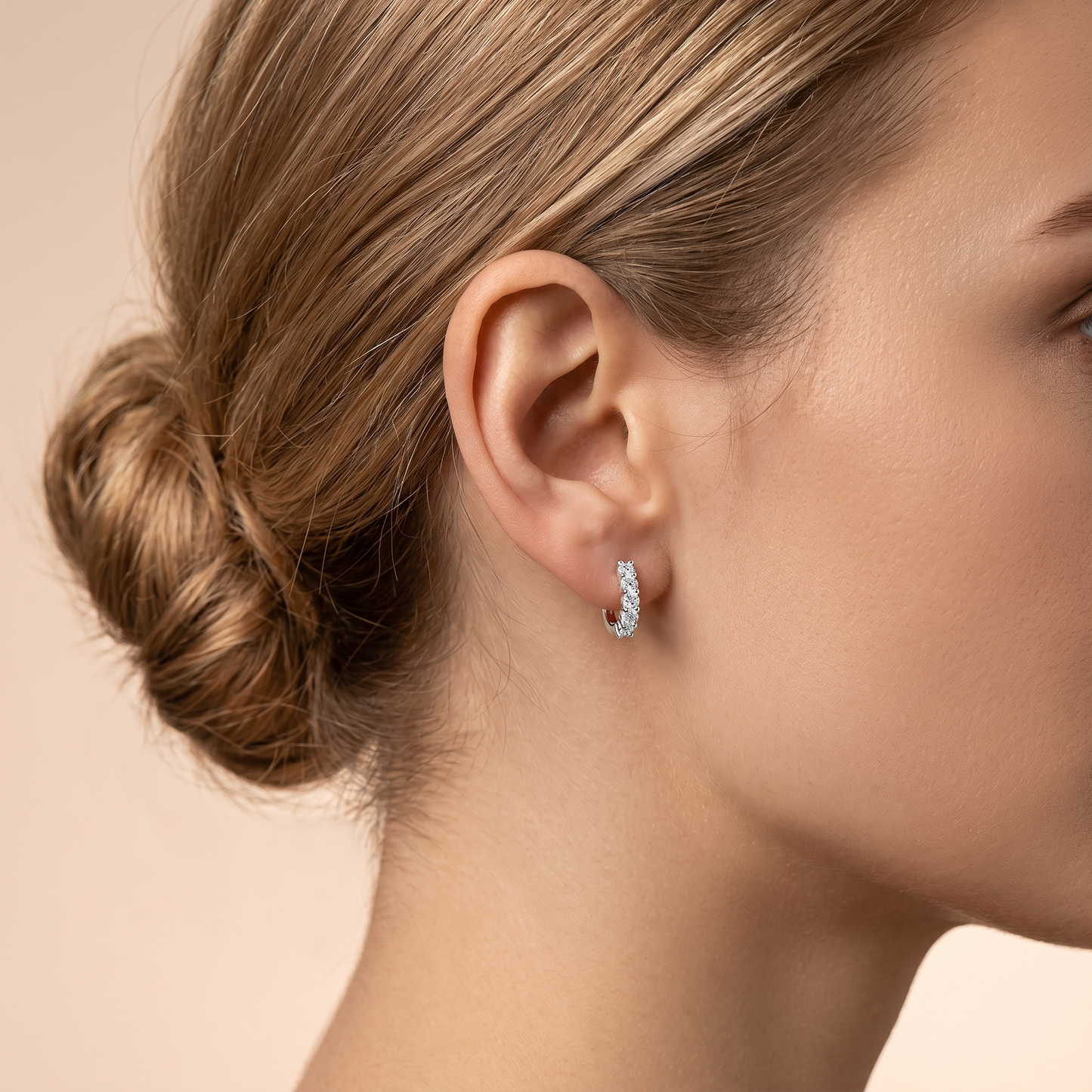 Moissanite Stella Hoops