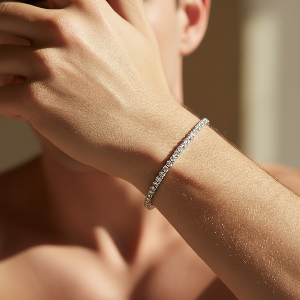 Moissanite Tennis Armband