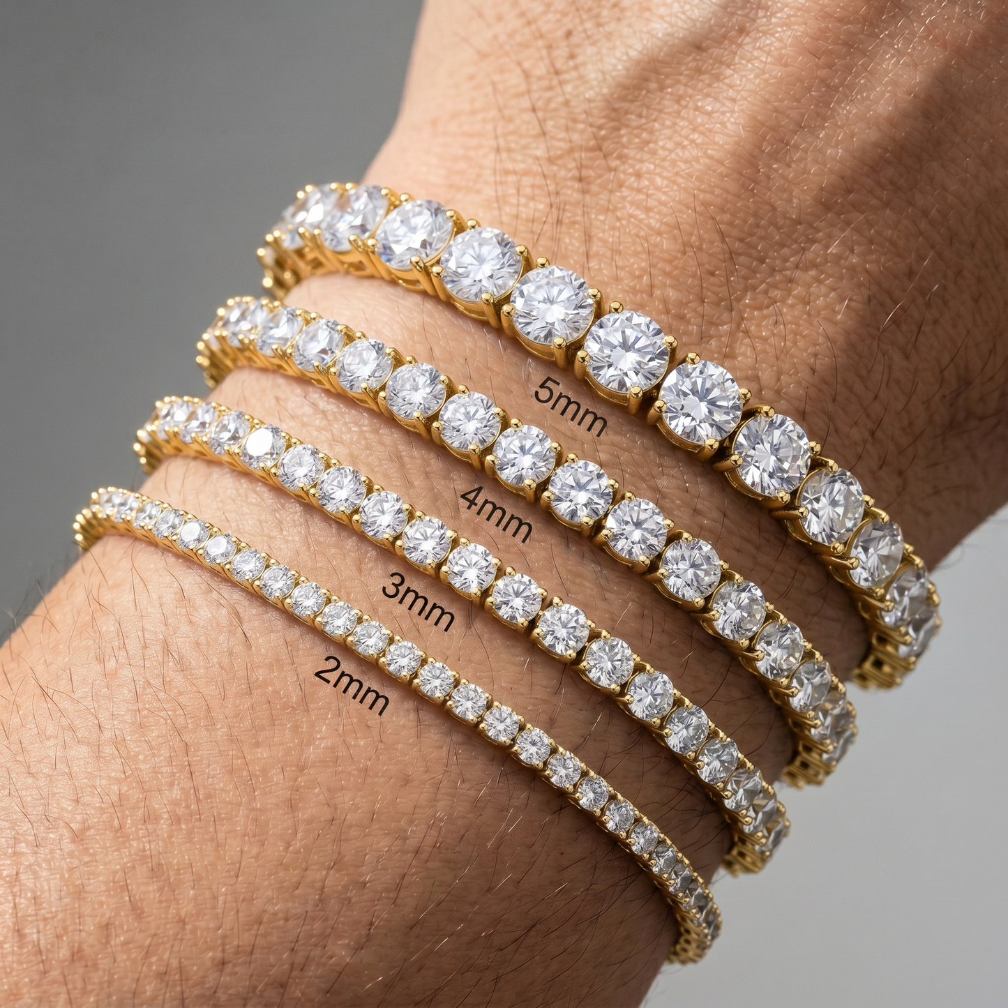 Moissanite Tennis Armband