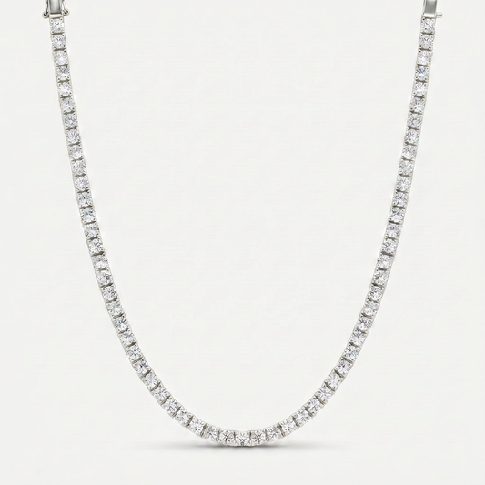 Moissanite Tennis Halskette