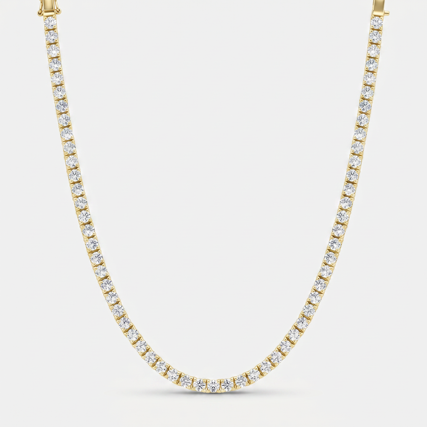 Moissanite Tennis Halskette