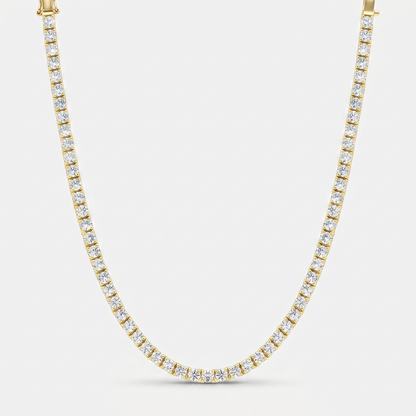 Moissanite Tennis Halskette