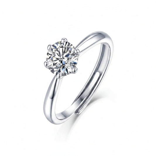 Verstellbarer Moissanite Luméra Ring