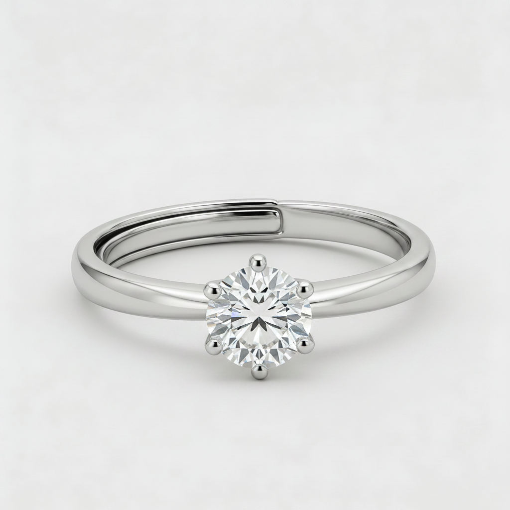 Verstellbarer Moissanite Luméra Ring