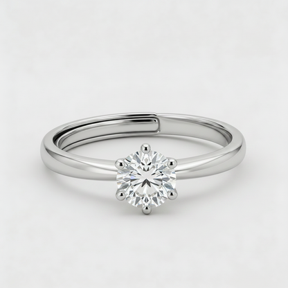 Verstellbarer Moissanite Luméra Ring