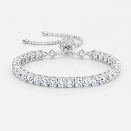 Verstellbares Moissanite Tennis Armband